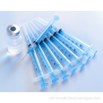Plastic Syringe for One-Time Use